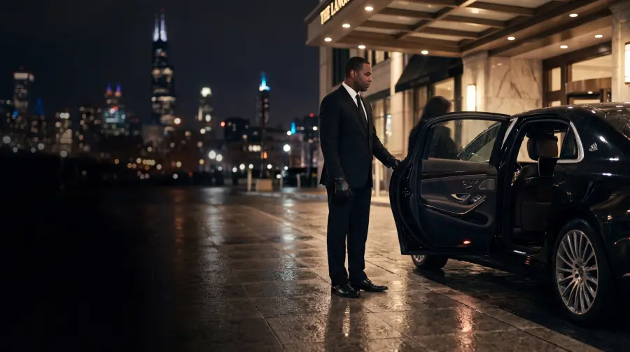 WCLR premium private chauffeur service interior Chicago