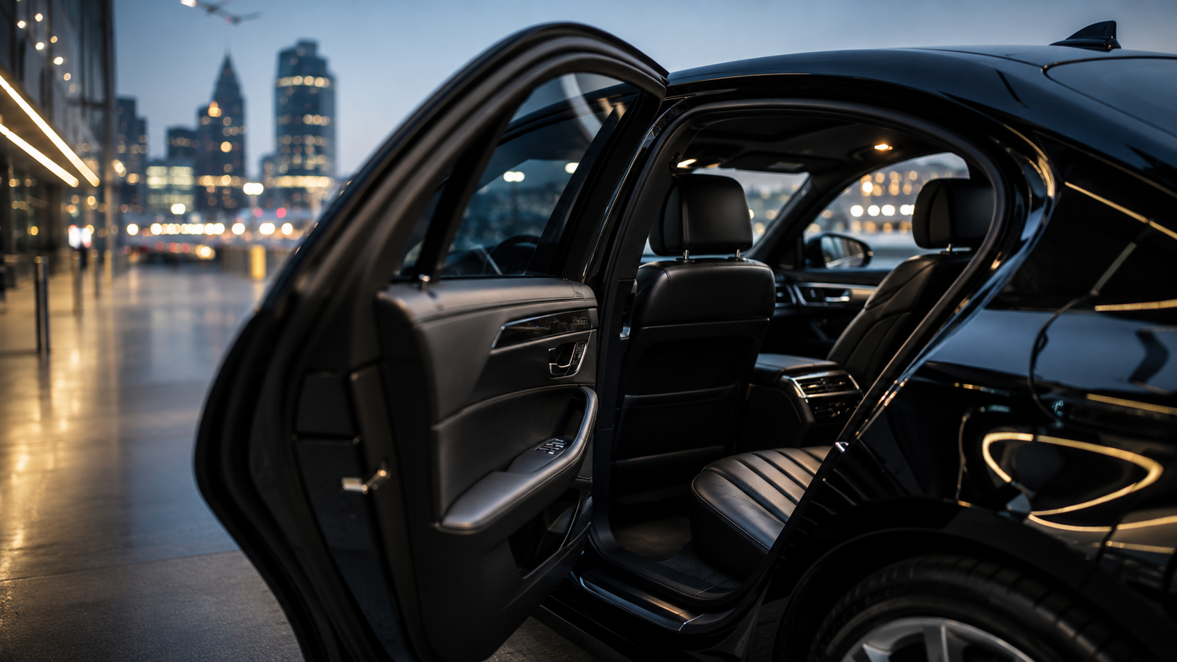 Executive Mercedes E-Class / Cadillac business chauffeur vehicle Chicago